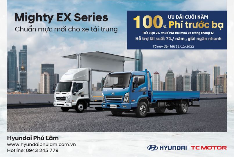 MIGHTY EX SERIES Tặng 100% phí trước bạ
