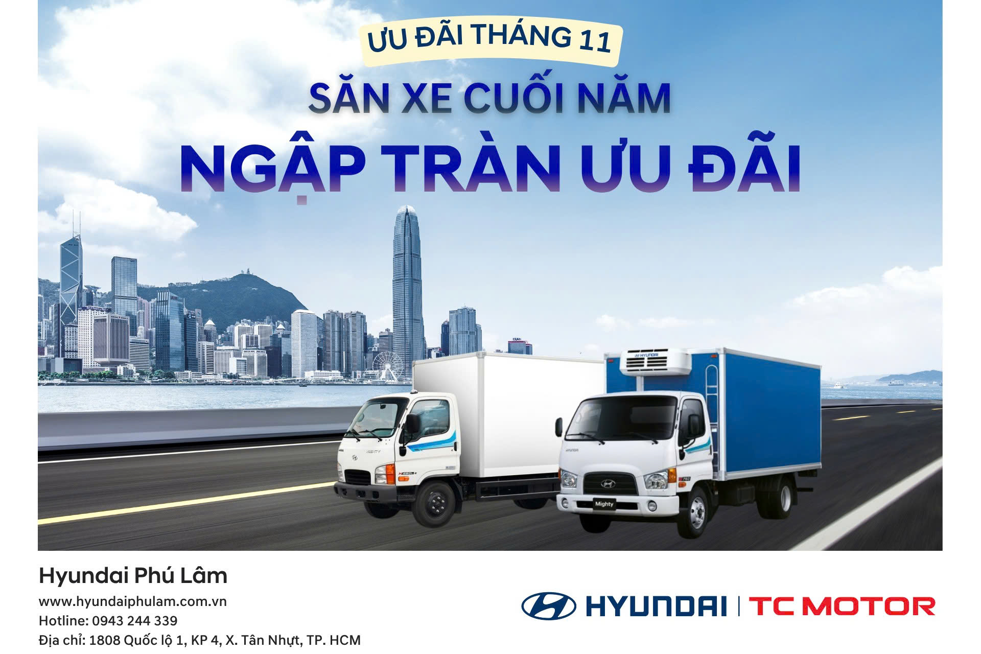 ƯU ĐÃI THÁNG 11: SĂN XE CUỐI NĂM - NGẬP TRÀN ƯU ĐÃI!