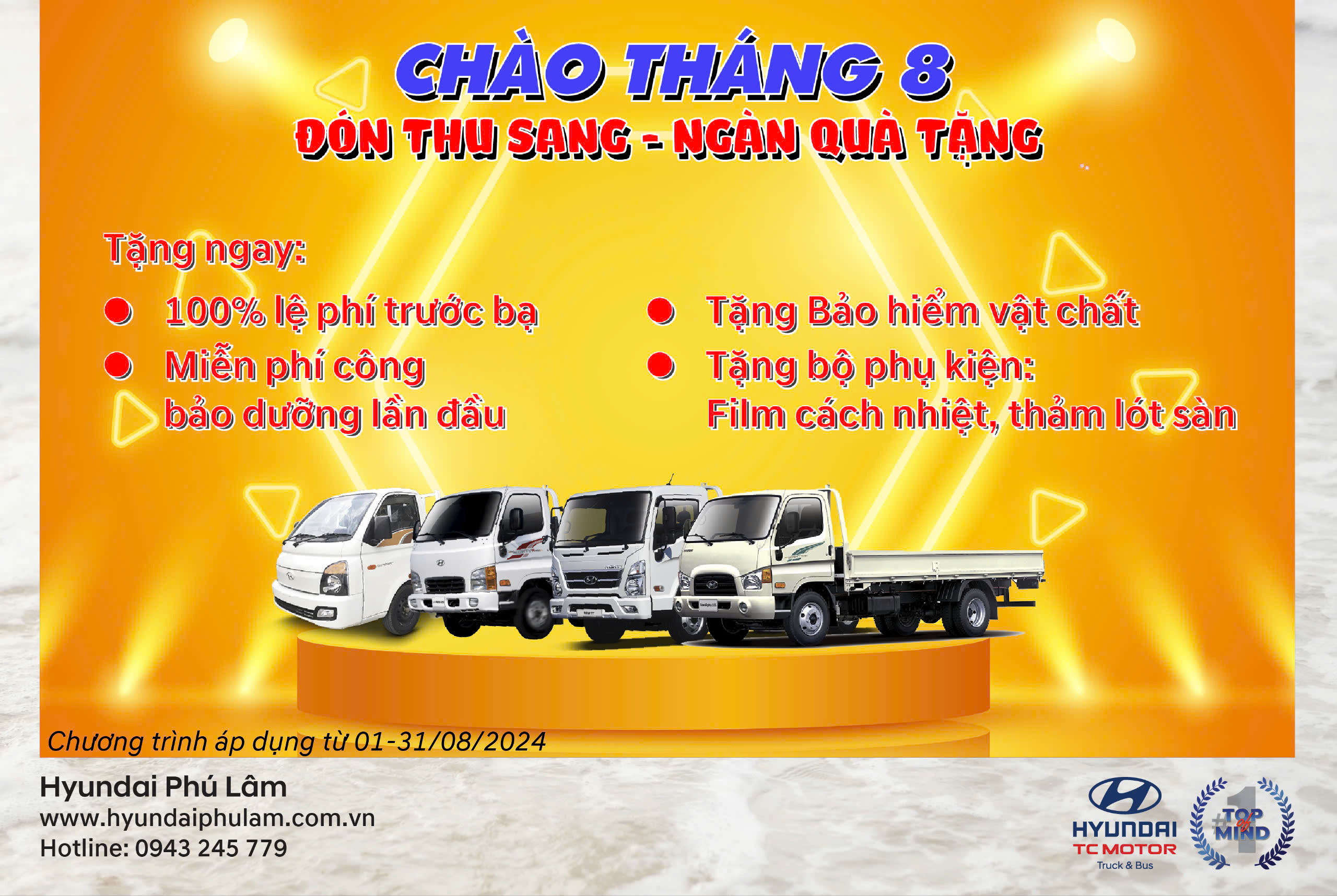 CHÀO THÁNG 8 - ĐÓN THU SANG, NGÀN QUÀ TẶNG